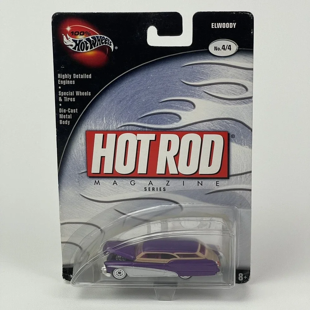 Elwood Hot Wheels 50s Buick Woody ELwoody Hot Rod Purple 1950 Limited